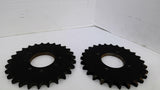 50SDS27 Sprocket 50 Chain 27 Teeth SDS Bushing Lot of 2