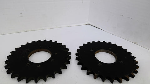 50SDS27 Sprocket 50 Chain 27 Teeth SDS Bushing Lot of 2