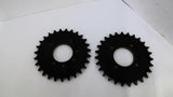 50SDS27 Sprocket 50 Chain 27 Teeth SDS Bushing Lot of 2
