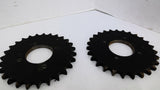 50SDS27 Sprocket 50 Chain 27 Teeth SDS Bushing Lot of 2