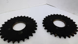 50SDS27 Sprocket 50 Chain 27 Teeth SDS Bushing Lot of 2