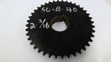 Martin 50B40 Sprocket 50 Chain 40 Teeth 2 3/16" Bore 8 3/8" OD