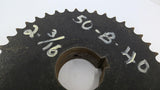 Martin 50B40 Sprocket 50 Chain 40 Teeth 2 3/16" Bore 8 3/8" OD