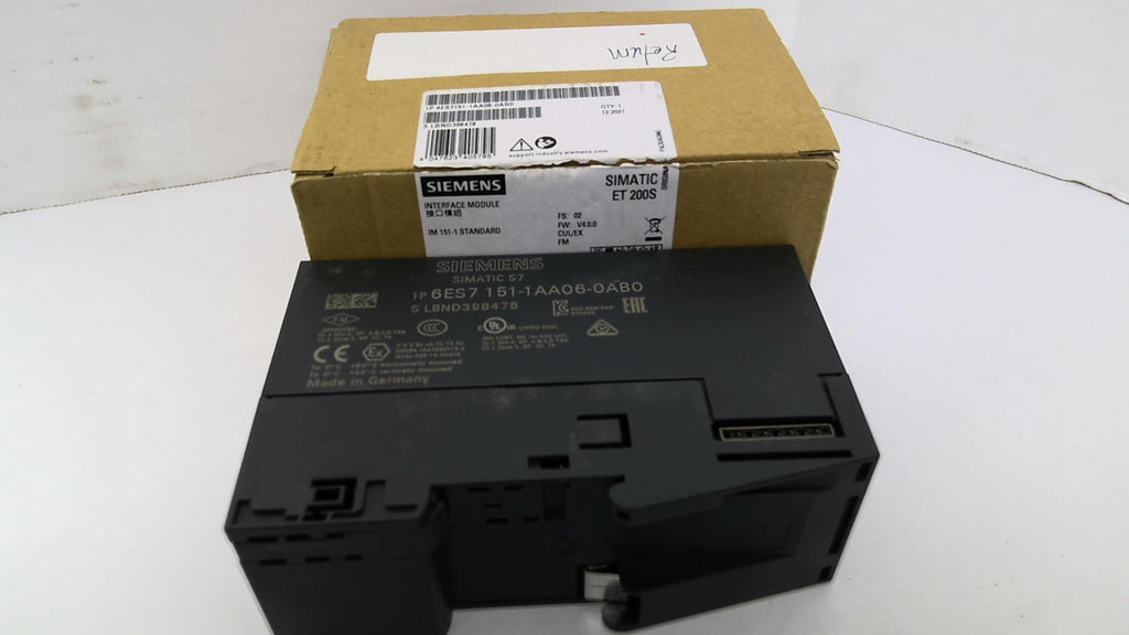 Siemens 1P 6ES7 151-AA06-0AB0 Interface Module