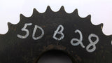 H50B28 Sprocket 1 7/8" Bore 5 7/8" OD 50 Chain 28 Teeth
