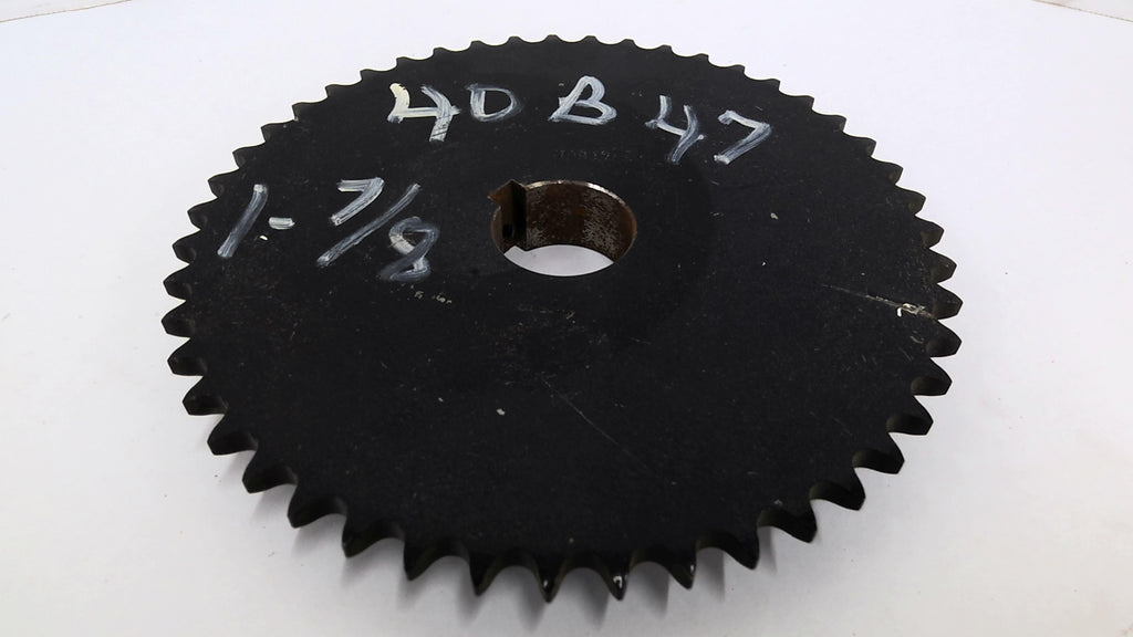 Browning 40B47 Sprocket1 3/8" Bore 7 3/4" OD 40 Chain 47 Teeth