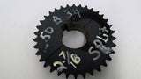 50B34 Split Sprocket 2 7/16" Bore 7" OD 50 Chain 34 Teeth