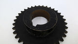 50B34 Split Sprocket 2 7/16" Bore 7" OD 50 Chain 34 Teeth