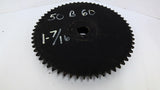 Tsubaki 50B60 F Sprocket 1 7/16" Bore 12 1/4" OD