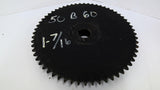 Tsubaki 50B60 F Sprocket 1 7/16" Bore 12 1/4" OD