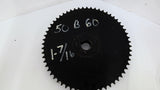 Tsubaki 50B60 F Sprocket 1 7/16" Bore 12 1/4" OD