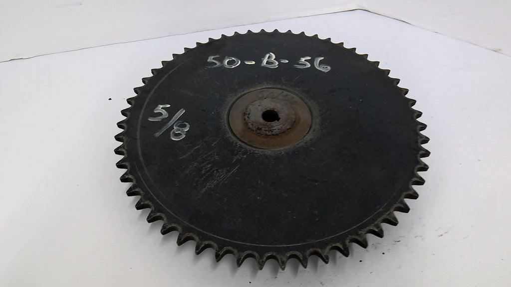 Tri-Clover 50B56 Sprocket 5/8" Bore 11 7/16" OD 50 Chain 56 Teeth