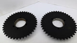 Martin 40SDS40 Sprocket 6 5/8" OD 40 chain 40 Teeth Lot Of 2