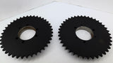 Martin 40SDS40 Sprocket 6 5/8" OD 40 chain 40 Teeth Lot Of 2