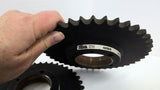Martin 40SDS40 Sprocket 6 5/8" OD 40 chain 40 Teeth Lot Of 2
