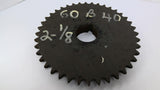 60B40 Sprocket 2 3/16" Bore 10 1/16' OD 60 Chain 40 Teeth