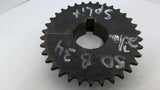 50B34 Split Sprocket 2 7/16" Bore 7 3/16" OD 50 Chain 34 Teeth