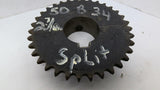 50B34 Split Sprocket 2 7/16" Bore 7 3/16" OD 50 Chain 34 Teeth