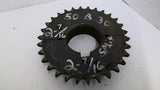 50B30 Split Sprocket 2 3/8" Bore 6 1/8 ' OD 50 chain 30 Teeth