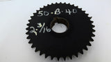 Martin 50B40 Sprocket 2 3/16" Bore 8 1/4" OD 50 Chain 40 Teeth