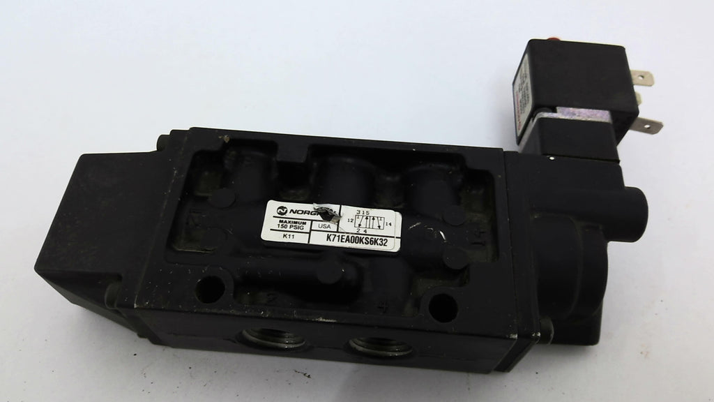 Norgren K71EA00KS6K32 Pneumatic Solenoid Valve 110/120V 60HZ 150 Max PSIG K11