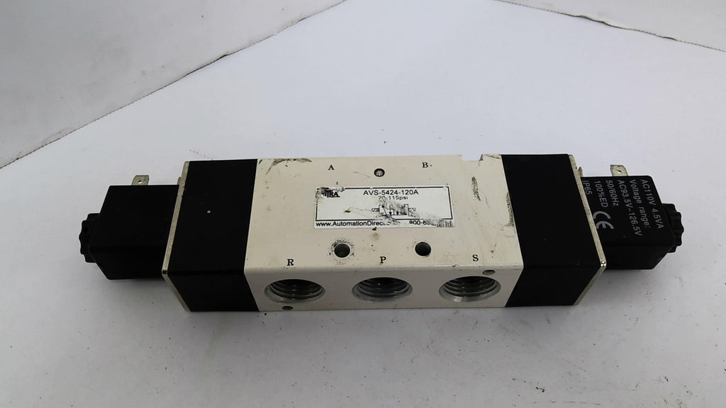 Nitra AVS-5424-120A Pneumatic Solenoid Valve 110ACV 50/60HZ 115PSI