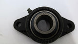 HLU FL207 2 Bolt Pillow Block Bearing UC207-22 1 1/4" Bore