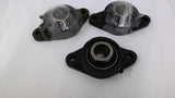 HLU UC207-20 Pillow Block 2 Bolt Flange Bearing Lot Of 3