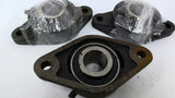 HLU UC207-20 Pillow Block 2 Bolt Flange Bearing Lot Of 3
