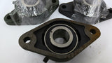 HLU UC207-20 Pillow Block 2 Bolt Flange Bearing Lot Of 3