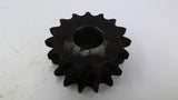 BS60-15H Double Sprocket 1 7/16" Bore 4" OD Cant see Engravement