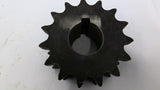 BS60-15H Double Sprocket 1 7/16" Bore 4" OD Cant see Engravement