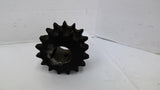 BS60-15H Double Sprocket 1 7/16" Bore 4" OD Cant see Engravement