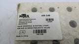 Nitra AM-548 Pneumatic Valve Manifold 8-Station 5-Port For AVS 54 Series