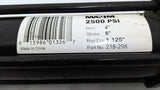 Maxim 218-298 Cylinder 2500PSI 2" Bore 6" Stroke Rod OD 1 1/8"