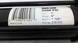Maxim 218-298 Cylinder 2500PSI 2" Bore 6" Stroke Rod OD 1 1/8"