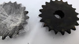 Tsubaki H50B20F-1 Sprocket 1" Bore 4" OD 50 Chain 20 Teeth Lot Of 2