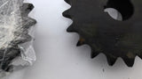 Tsubaki H50B20F-1 Sprocket 1" Bore 4" OD 50 Chain 20 Teeth Lot Of 2