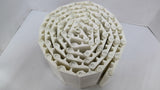 White Plastic Conveyor Belt 121" L X 6" W