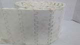 White Plastic Conveyor Belt 121" L X 6" W