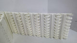 White Plastic Conveyor Belt 121" L X 6" W