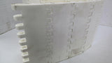 White Plastic Conveyor Belt 121" L X 6" W
