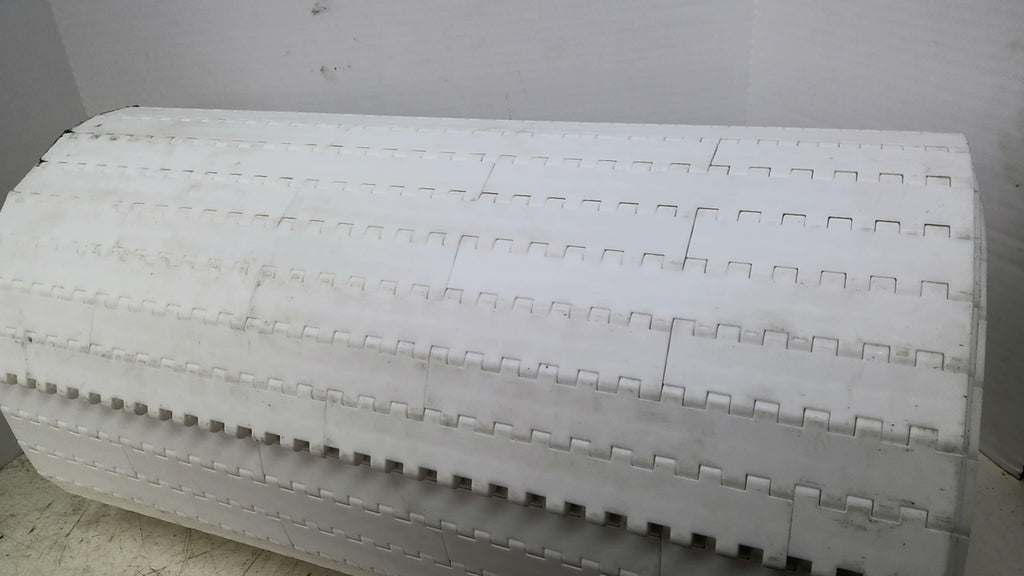 White Plastic Conveyor Belting 16' L X 19 3/4" W