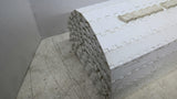 White Plastic Conveyor Belting Calculated Not Measured 7' 3/8" L X 1' 5/8" W