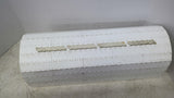 White Plastic Conveyor Belting Calculated Not Measured 7' 3/8" L X 1' 5/8" W