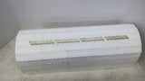 White Plastic Conveyor Belting Calculated Not Measured 7' 3/8" L X 1' 5/8" W