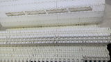 White Plastic Conveyor Belting Calculated Not Measured 7' 3/8" L X 1' 5/8" W
