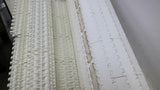 White Plastic Conveyor Belting Calculated Not Measured 7' 3/8" L X 1' 5/8" W