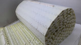 White Plastic Conveyor Belting 8' 6" L X 1' 1 1/8" W