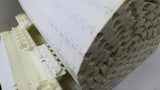 White Plastic Conveyor Belting 8' 6" L X 1' 1 1/8" W